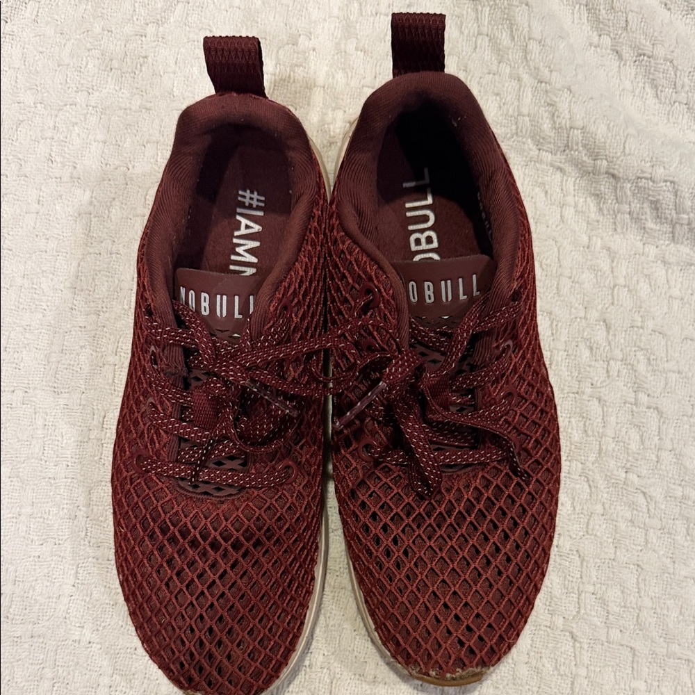 NOBULL Burgundy Mesh Sneakers